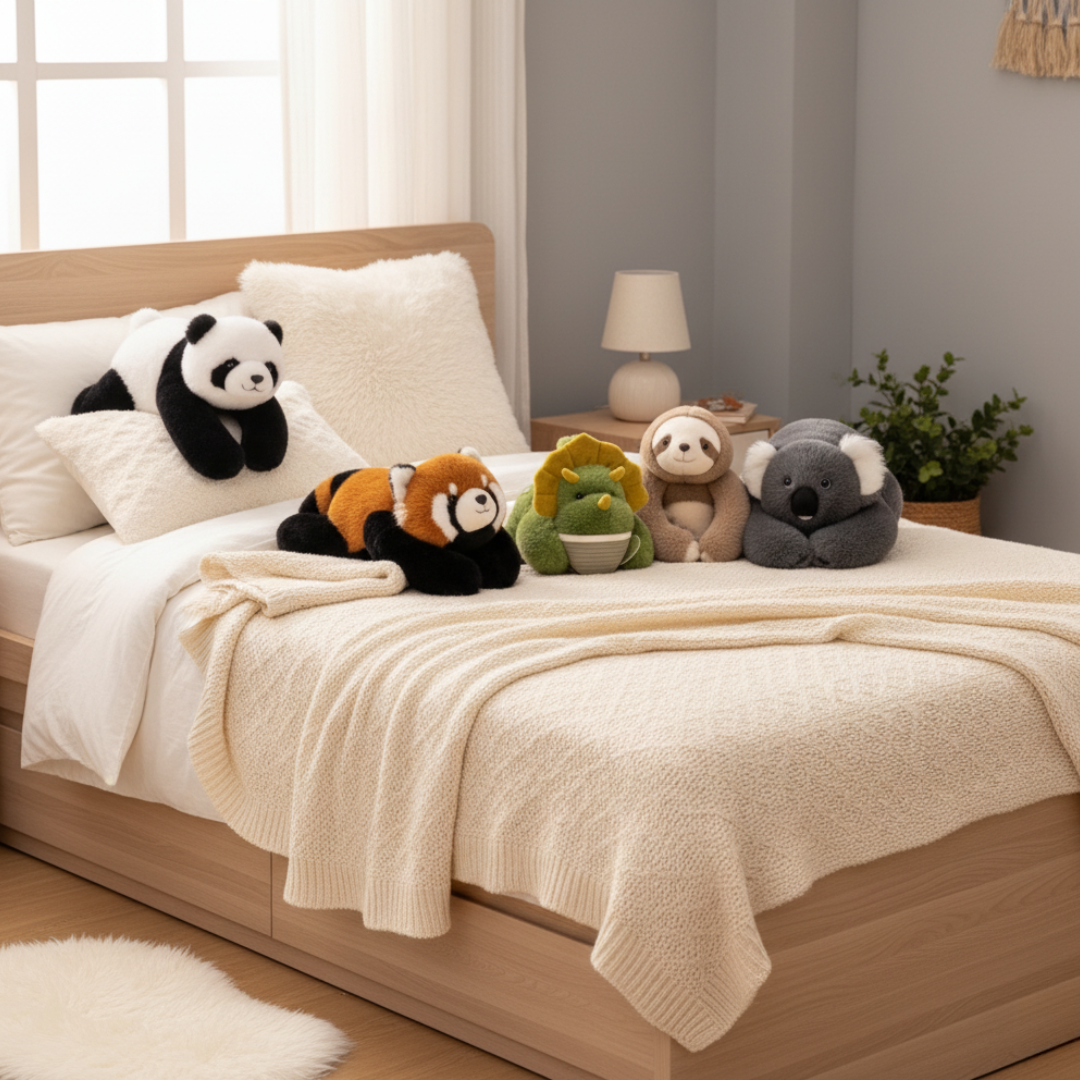 Voel je nooit meer alleen, dit knuffeldier knuffelt terug! Voor jong & oud.