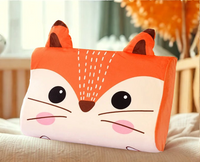 Vos kussen met kussensloop