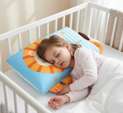 Slaap goed. Groei goed! Ergonomisch kussen – ondersteunt groei en zachte dromen.