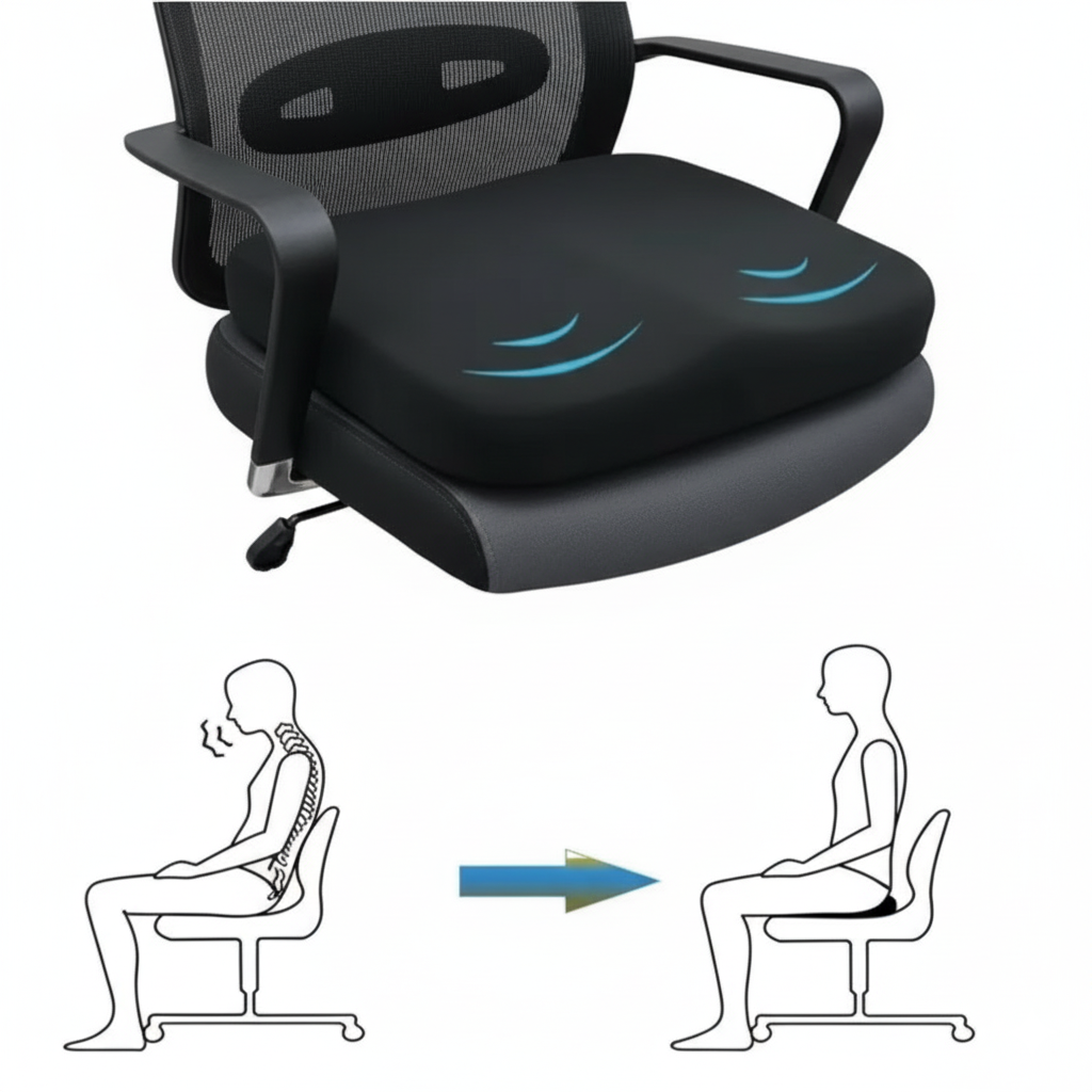 Het orthopedisch kussen dat pijn verlicht en houding verbetert