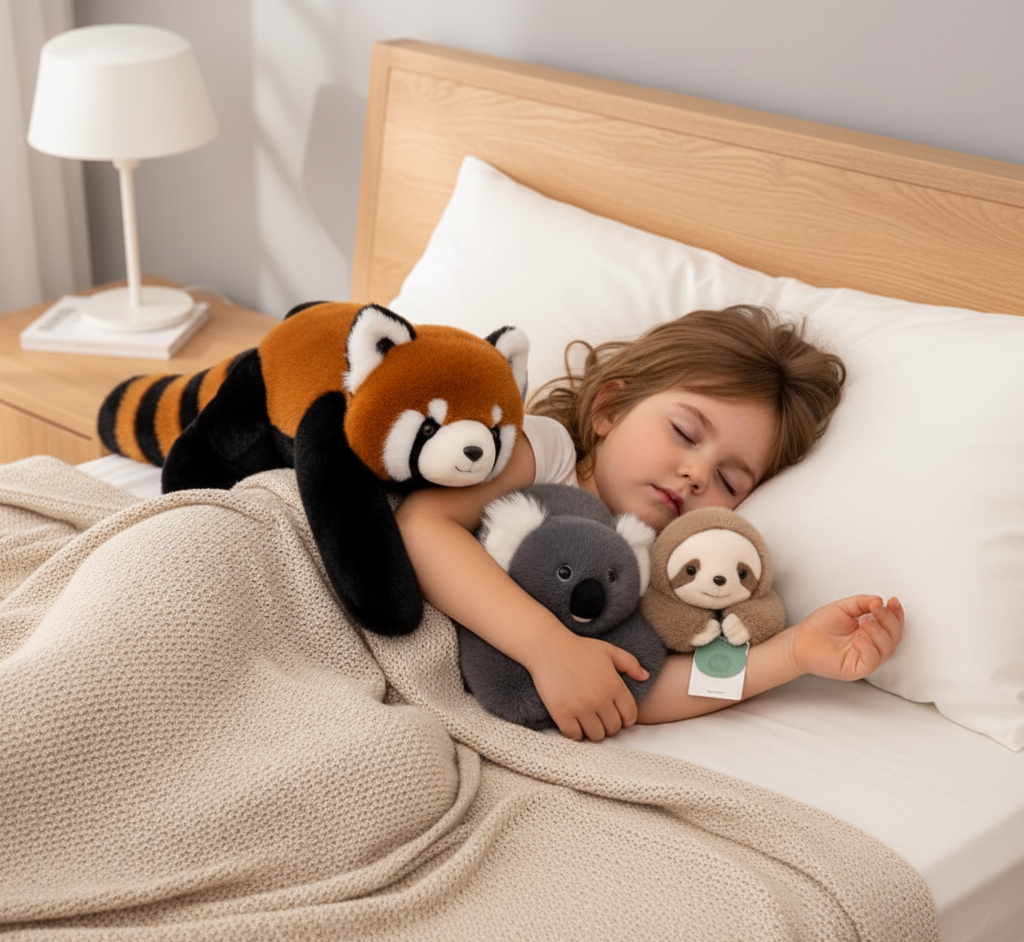 Voel je nooit meer alleen, dit knuffeldier knuffelt terug! Voor jong & oud.