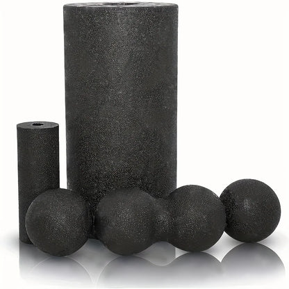 Jouw snelle herstel, jouw ritueel! Foamroller 5-delige set voor totale spierverzorging.
