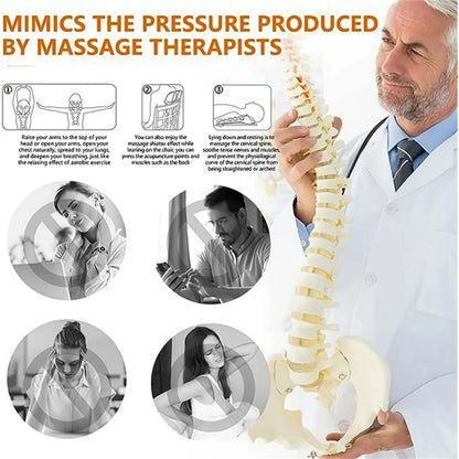 Ergonomische relaxer die nek, schouders en bovenrug ontlast