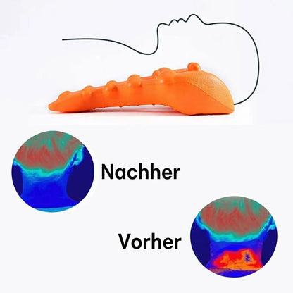 Ergonomische relaxer die nek, schouders en bovenrug ontlast