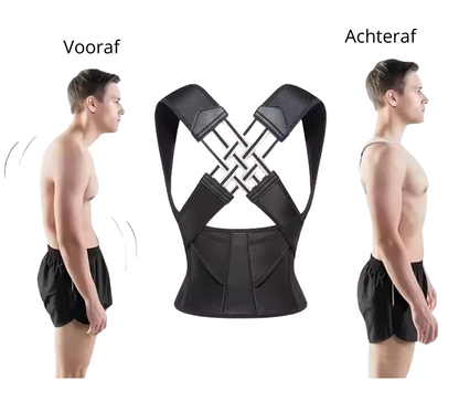 Zeg vaarwel tegen rugpijn. Dé houdingcorrector voor Heren en Dames