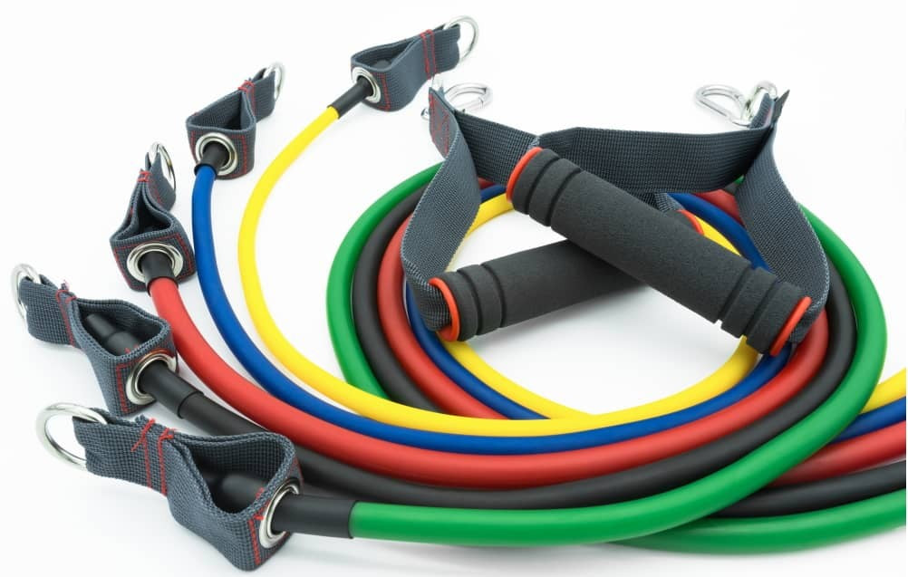 Train overal kracht, mobiliteit en balans in één. De 11-delige Weerstandsbanden Set